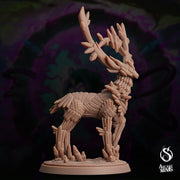 Moonshard Elemental, Crystal Deer - Arcane Minis | 32mm | The Skybreaker Chronicles | Construct | Gem