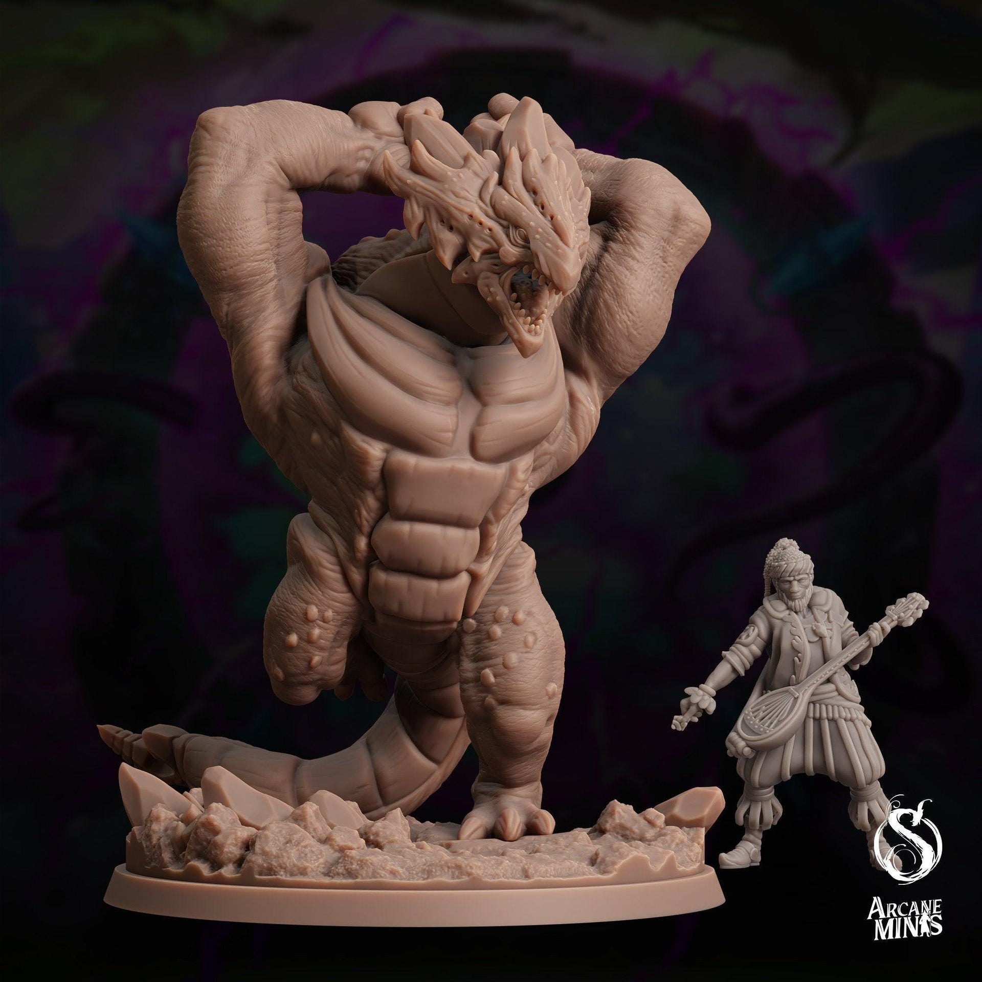 Voidborn Praetilix, Alien Brute - Arcane Minis | 32mm | The Skybreaker Chronicles | Demon
