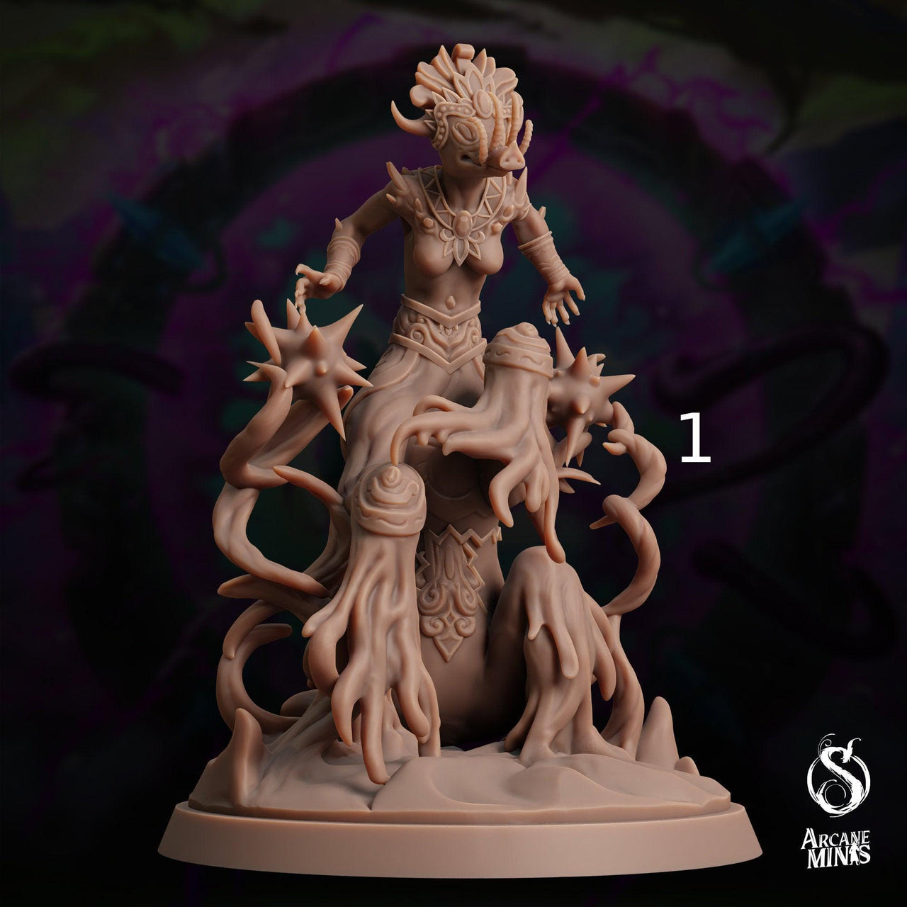 Mud Golem - Arcane Minis | 32mm | The Skybreaker Chronicles | boar spirit | Shaman | Ooze | Slime