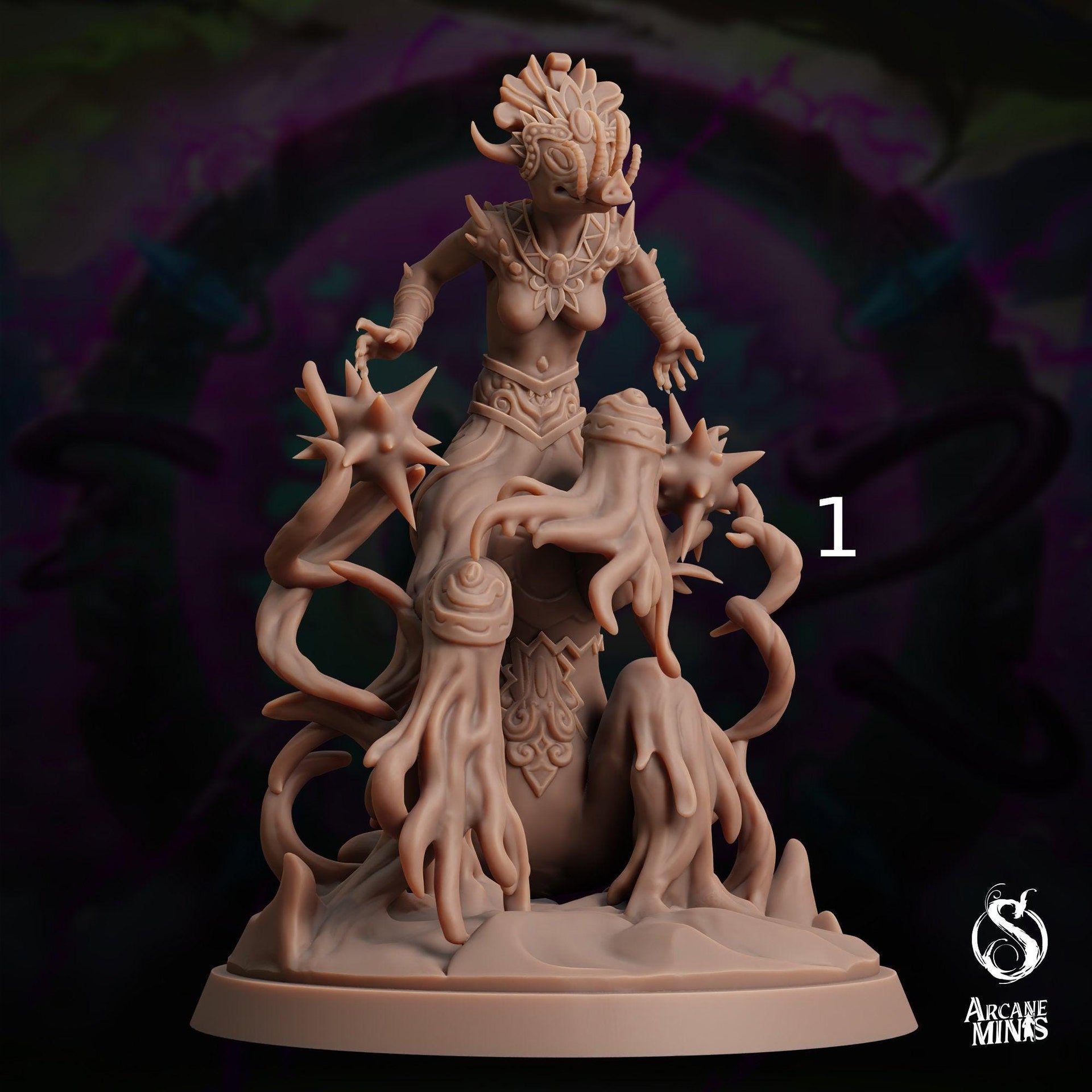 Mud Golem - Arcane Minis | 32mm | The Skybreaker Chronicles | boar spirit | Shaman | Ooze | Slime