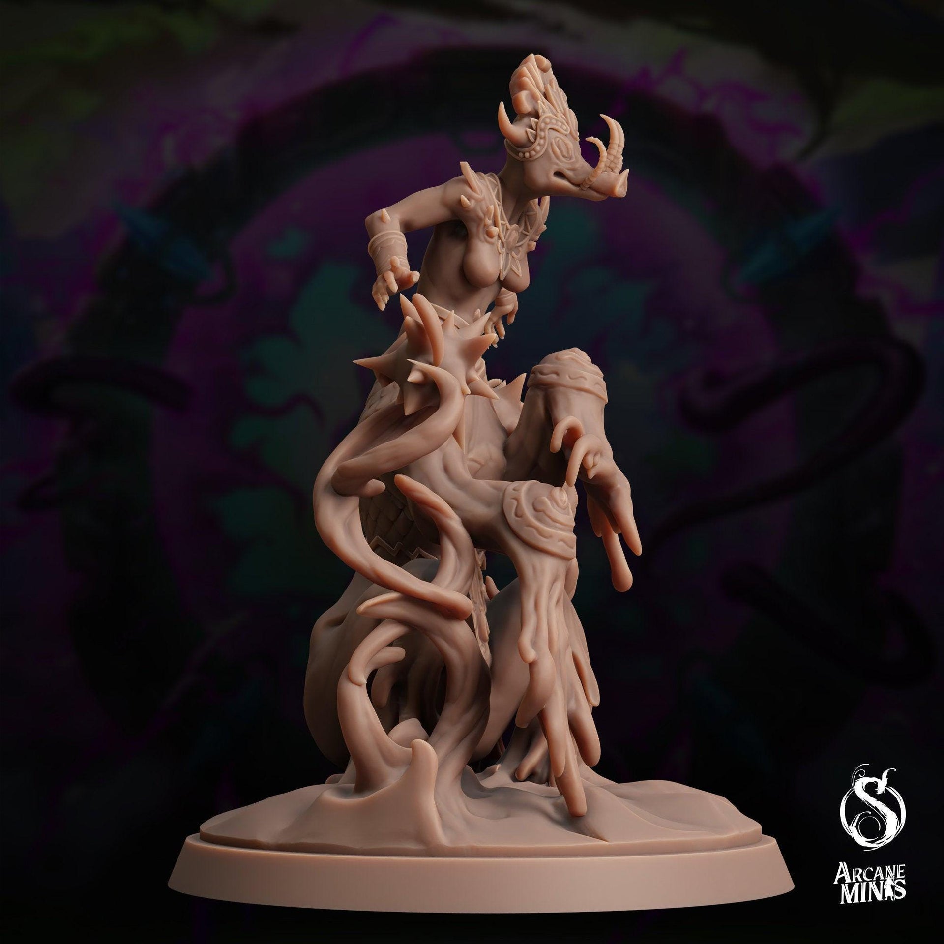 Mud Golem - Arcane Minis | 32mm | The Skybreaker Chronicles | boar spirit | Shaman | Ooze | Slime