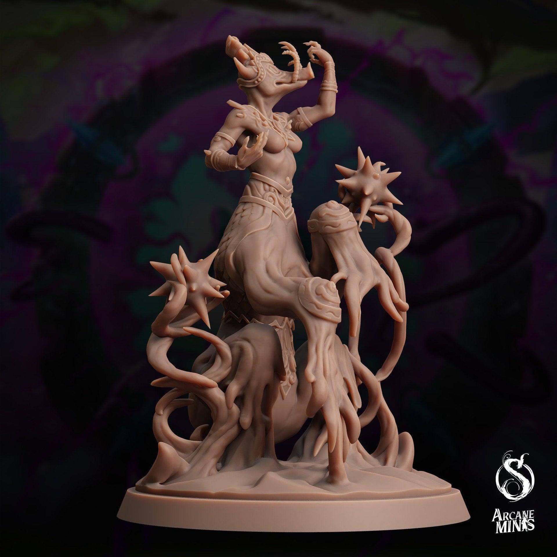 Mud Golem - Arcane Minis | 32mm | The Skybreaker Chronicles | boar spirit | Shaman | Ooze | Slime