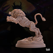 Stonemane Lion - Arcane Minis | 32mm | Monster Madness | Elemental | Golem | Construct