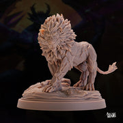 Stonemane Lion - Arcane Minis | 32mm | Monster Madness | Elemental | Golem | Construct