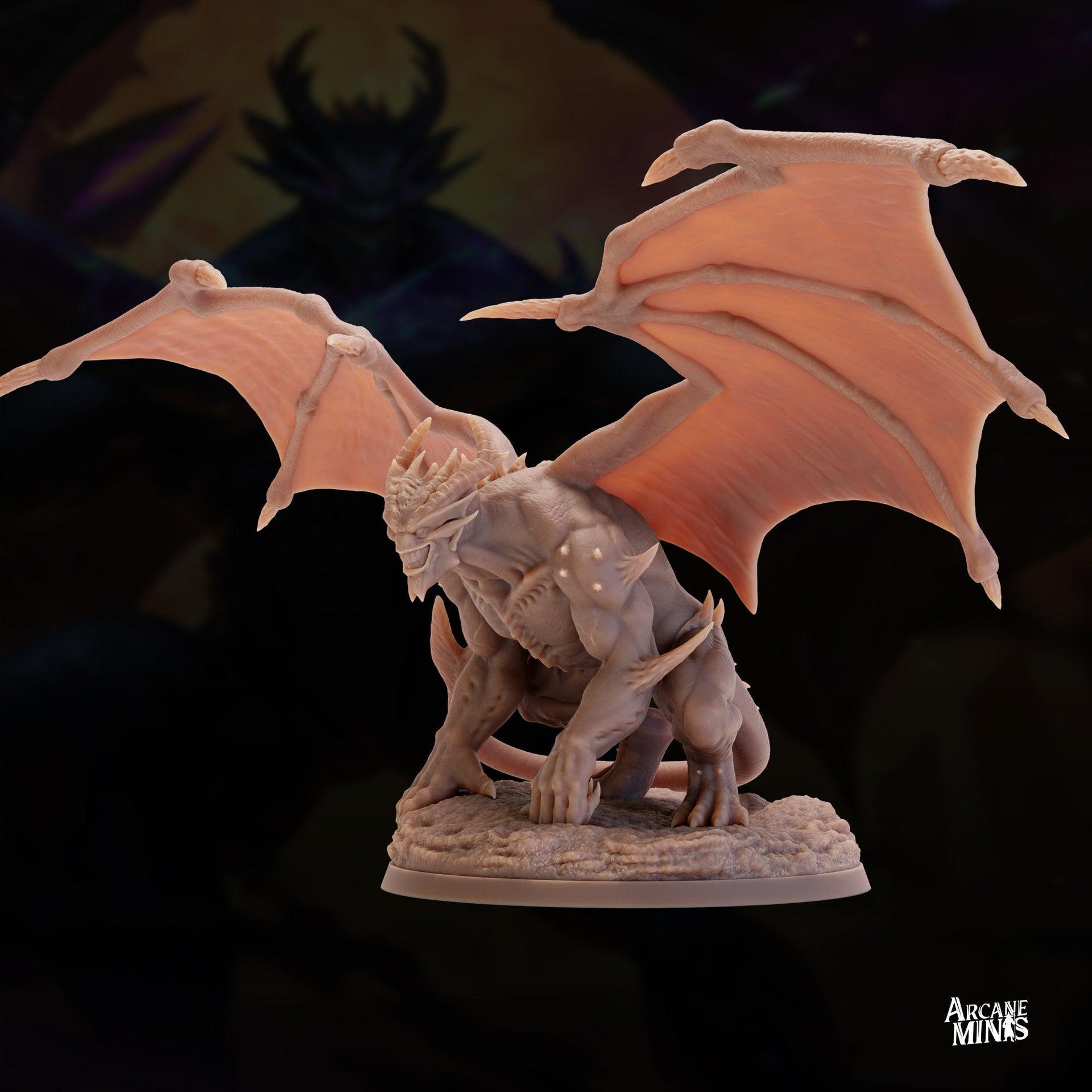 Pitch Demon - Arcane Minis | 32mm | Monster Madness | Devil | Champion | Lord