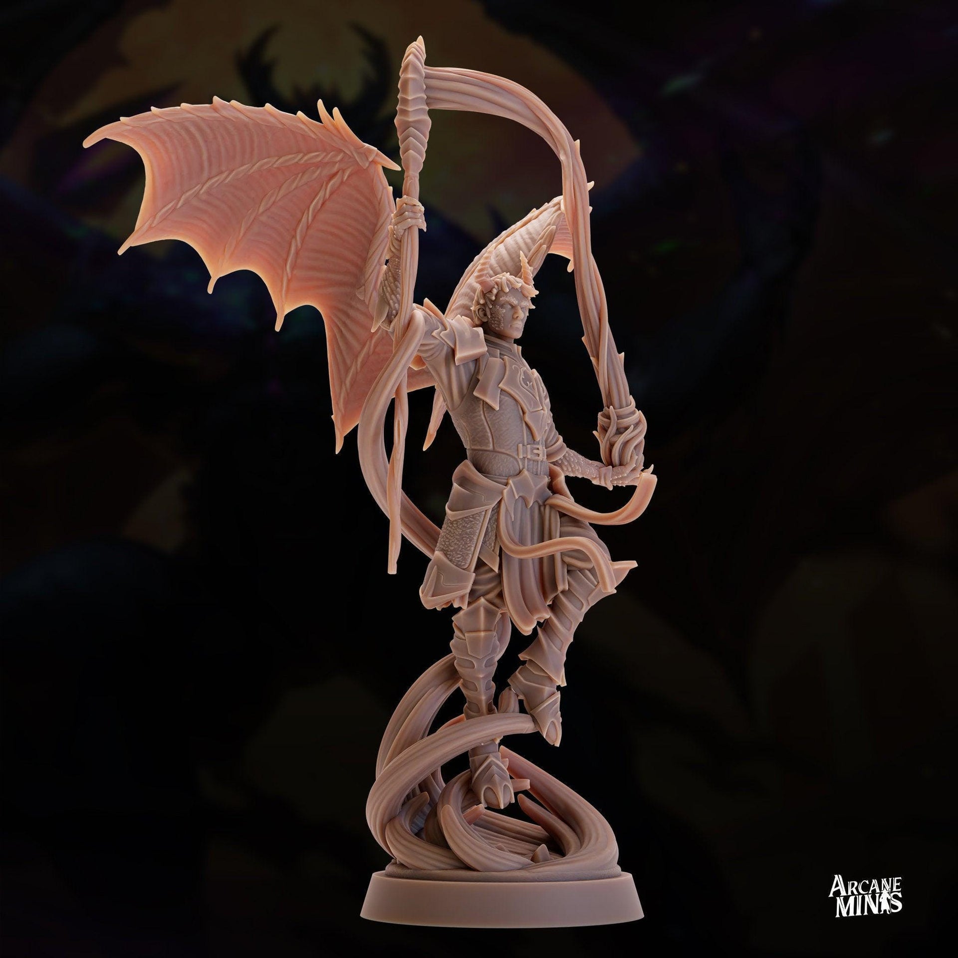 Hadraki Sorcerer - Arcane Minis | 32mm | Monster Madness | Devilkin | Demon | Mage | Sorcerer