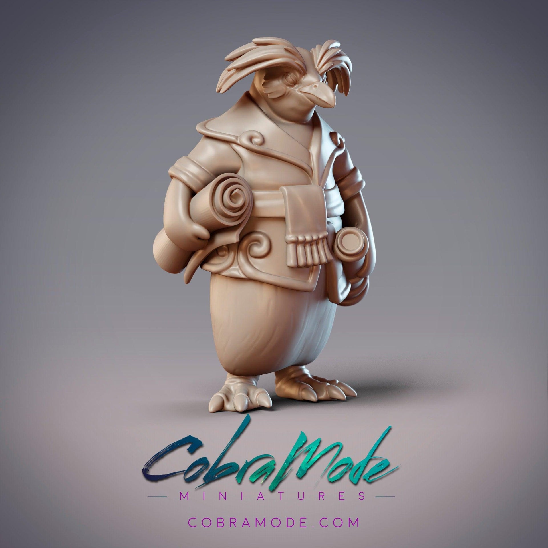 Nurasa Navigator Tilmun - CobraMode | Miniature | Wargaming | Roleplaying Games | 32m | Sailor | Rockhopper Penguin