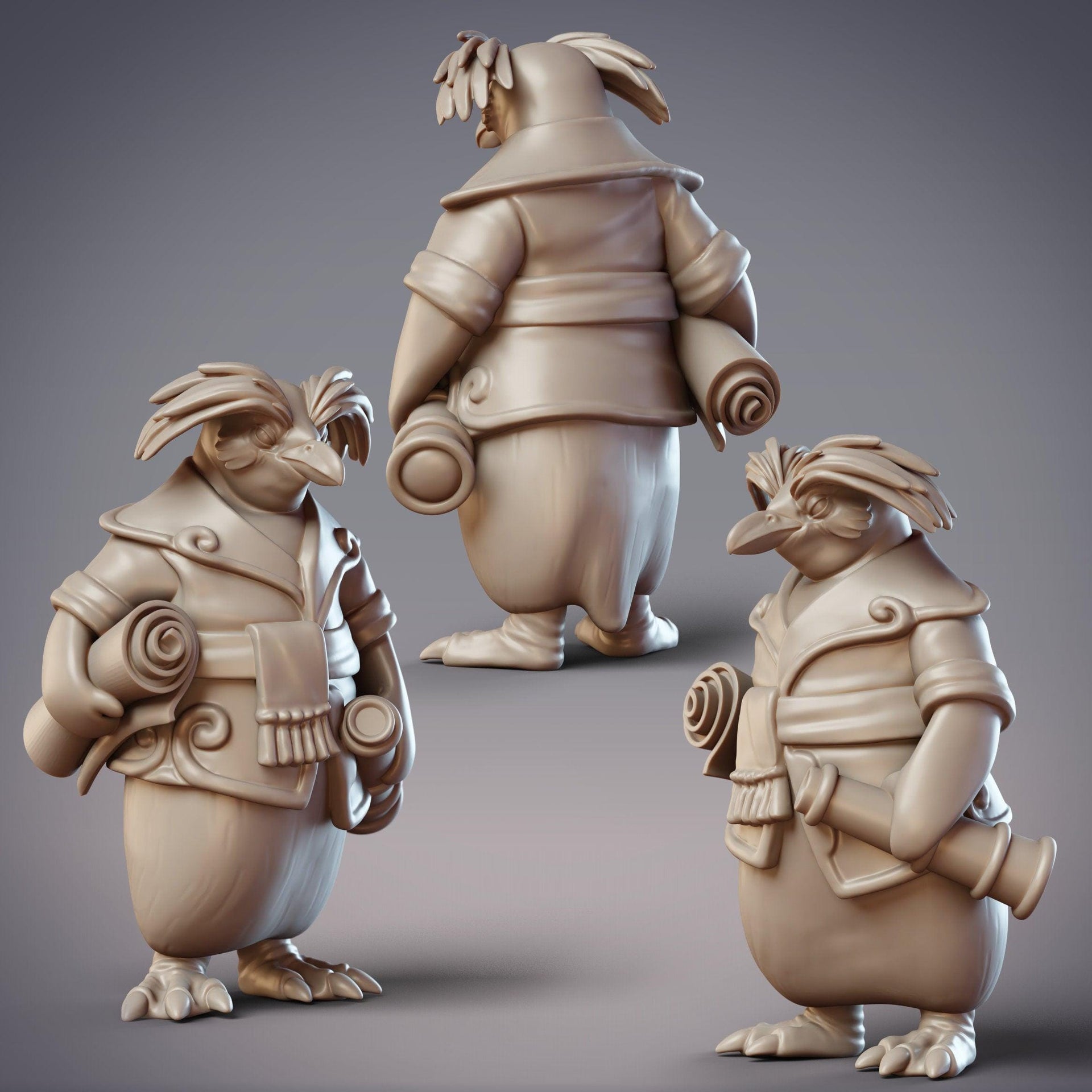 Nurasa Navigator Tilmun - CobraMode | Miniature | Wargaming | Roleplaying Games | 32m | Sailor | Rockhopper Penguin