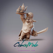 Boondaburra Valet Namerin, Platypus Waiter - CobraMode | Miniature | Wargaming | Roleplaying Games | 32m | Butler