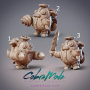 Boondaburra Divers, Platypus Diving Suit - CobraMode | Miniature | Wargaming | Roleplaying Games | 32m | Steampunk | Robot