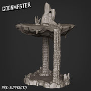 Floating Rocks terrain - Goonmaster | Frozen Wasteland | Miniature | Pathfinder | Wargaming | Roleplaying Games | 32mm | Magic | Waterfalla