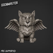 Owl Gryph Pup- Goonmaster | Sky Elves | Miniature | Wargaming | Roleplaying Games | 32m | Gryphon | Cat