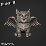 Owl Gryph Pup- Goonmaster | Sky Elves | Miniature | Wargaming | Roleplaying Games | 32m | Gryphon | Cat