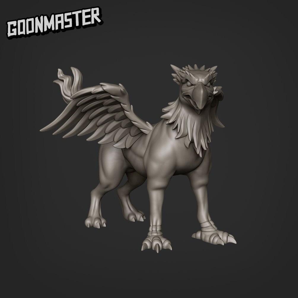 Gryphon - Goonmaster | Sky Elves | Miniature | Wargaming | Roleplaying Games | 32m