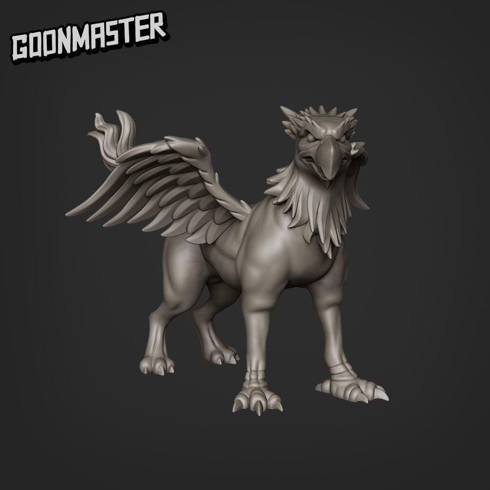 Gryphon - Goonmaster | Sky Elves | Miniature | Wargaming | Roleplaying Games | 32m
