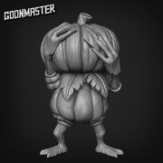 Lumpkin, Little Pumpkin Folk - Goonmaster | Miniature | Spooky Town | Wargaming | Roleplaying Games | 32mm | Jack-o-lantern