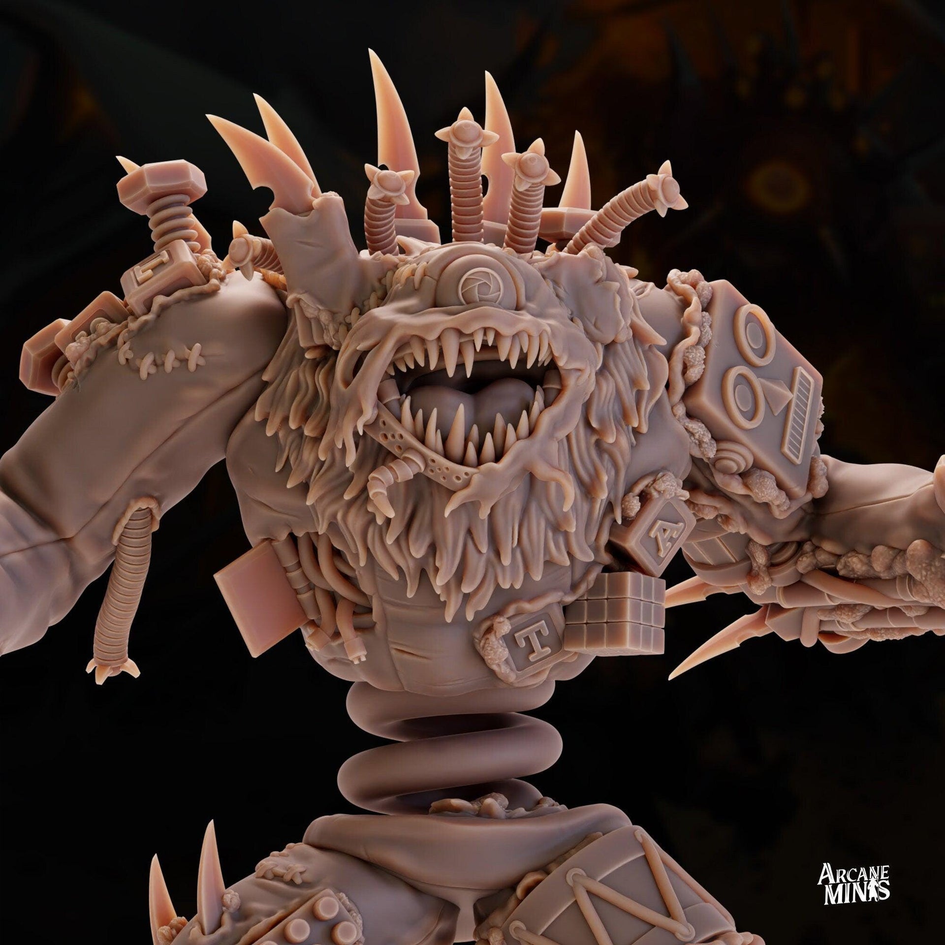 Nightmare Amalgamation - Arcane Minis | 32mm | Toymakers Terror | Toy Demon | Elemental