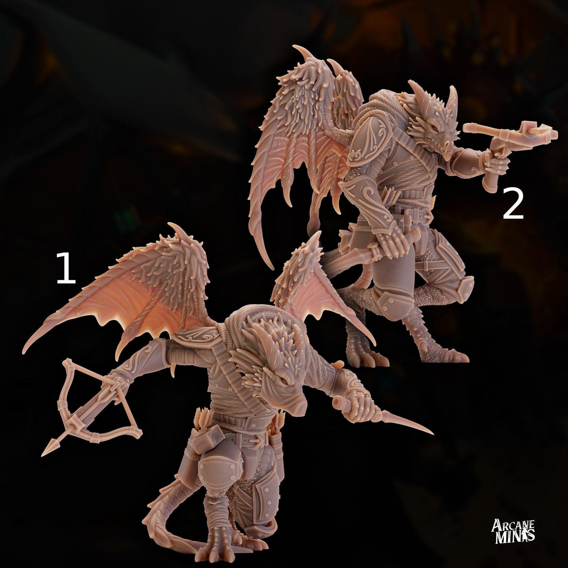 Drekon Shadowstalker Rogue - Arcane Minis | 32mm | Dragon Folk | Assassin | Bandit