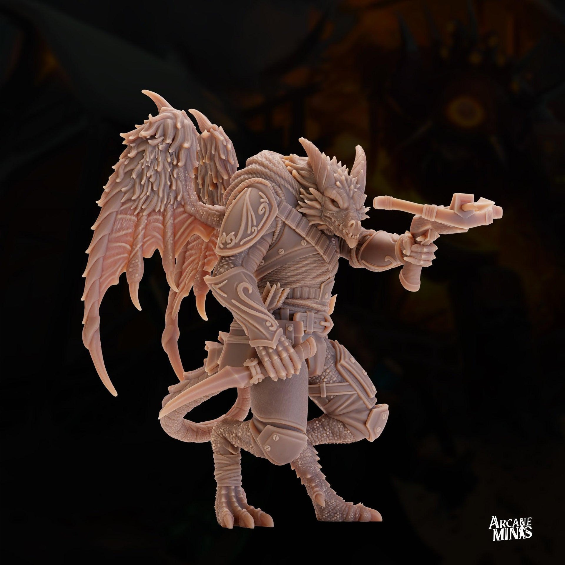 Drekon Shadowstalker Rogue - Arcane Minis | 32mm | Dragon Folk | Assassin | Bandit