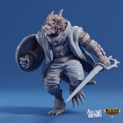 Drekon Whelp, Pirate Crew - Arcane Minis | 32mm | Dragon Folk | Archer | Warband | Fighter | Brigand