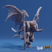 Drekon Tyrant- Arcane Minis | 32mm | Colossal Dragon Folk | Champion | Fighter | King | Lord