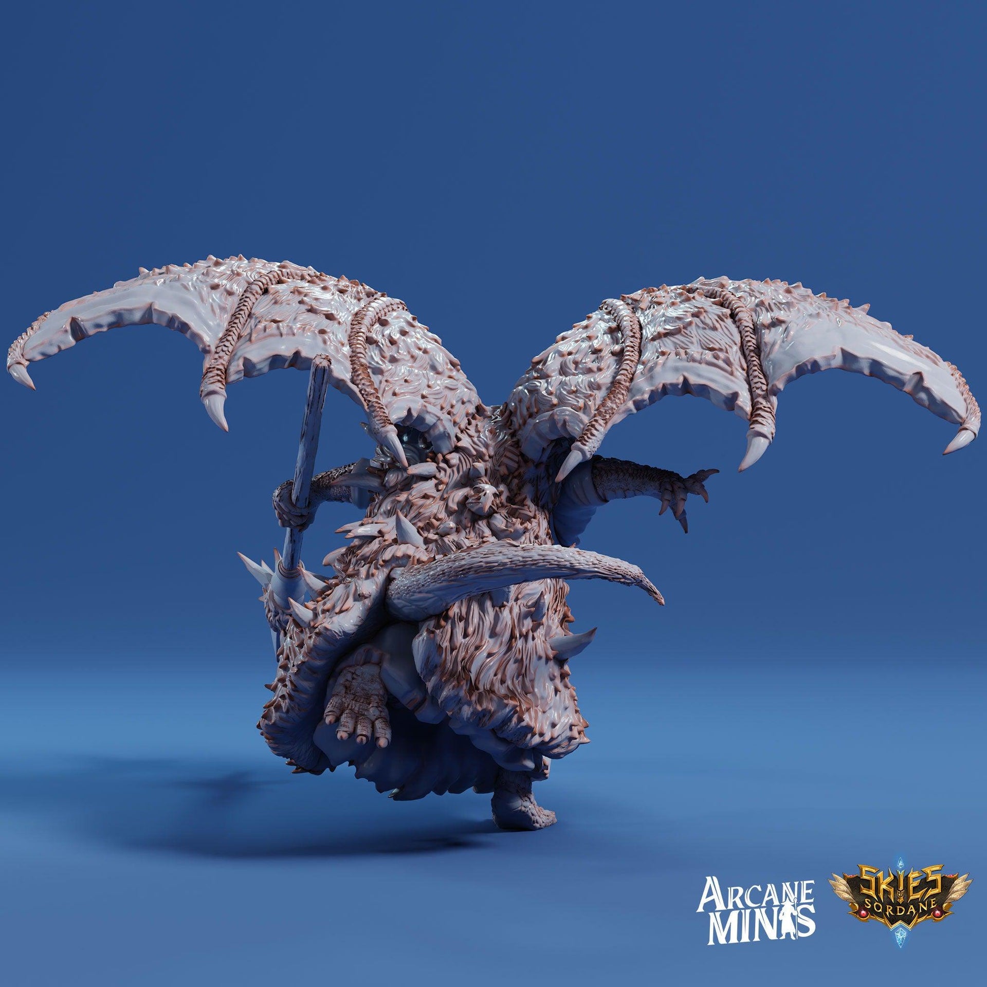 Drekon Seer Elder - Arcane Minis | 32mm | Dragon Folk | Sorcerer | Wizard