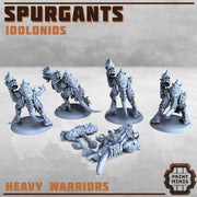 Spurgants, Idolonids - Print Minis | Sci Fi | 28mm Heroic | Demon | Alien | Space Bug