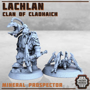 Lachlan, Clashaich Prospector - Print Minis | Sci Fi | Light Infantry | Space Dwarf | 28mm Heroic | Engineer \\ Miner