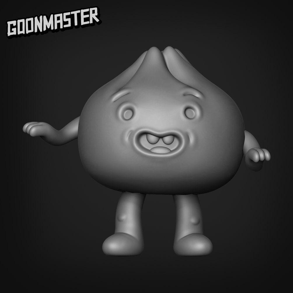 Dumpling Folk - Goonmaster | Miniature | Wargaming | Roleplaying Games | 32mm | Elemental | Food