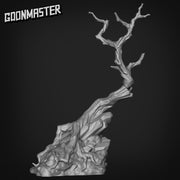 Mushroom Massacre, Frog Wizard Diorama - Goonmaster | Miniature | Might Meerkats | Wargaming | Roleplaying Games | 32mm | Tree