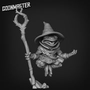 Frog Wizard - Goonmaster | Miniature | Wargaming | Roleplaying Games | 32mm | bullywug | Sorcerer | Mage