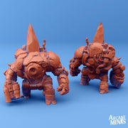 Sordalite Golem - Arcane Minis | 32mm | Huge | Airship | Crystal | Boat | Steampunk