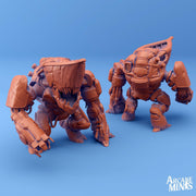Sordalite Golem - Arcane Minis | 32mm | Huge | Airship | Crystal | Boat | Steampunk