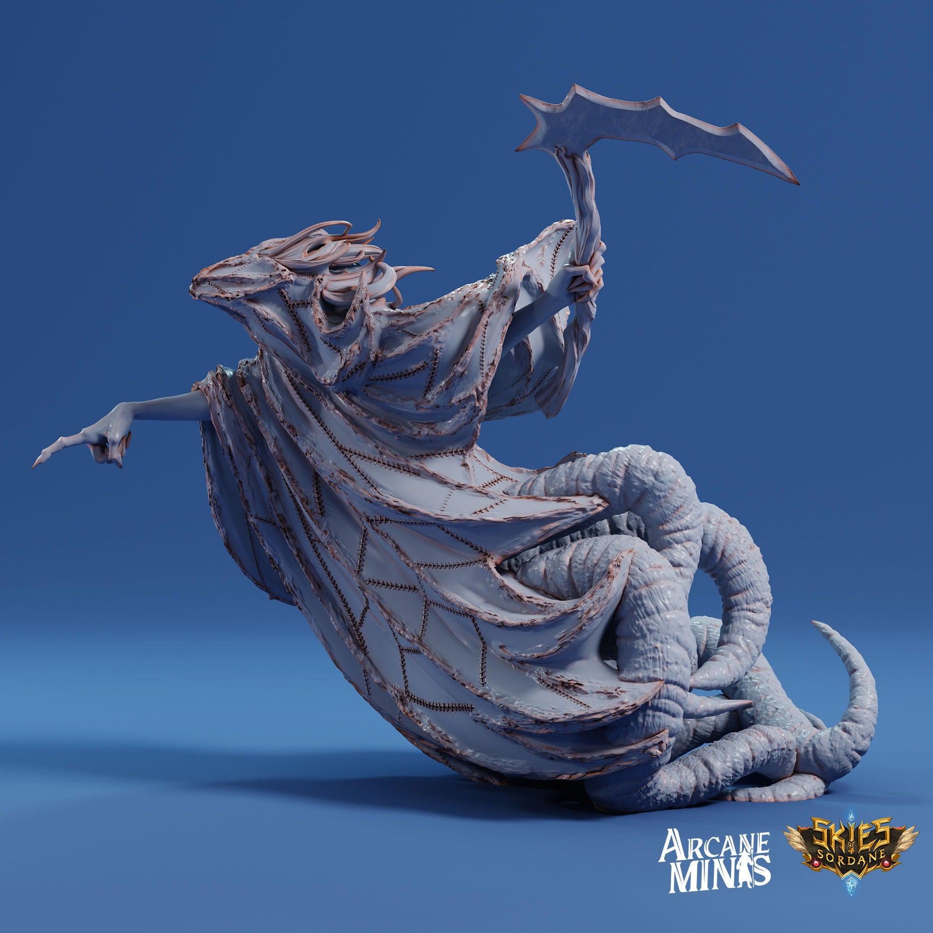 Ethershade - Arcane Minis | 32mm | The Nightmare Express | Ghost | Wraith | Rags | Demon | Devil | Death