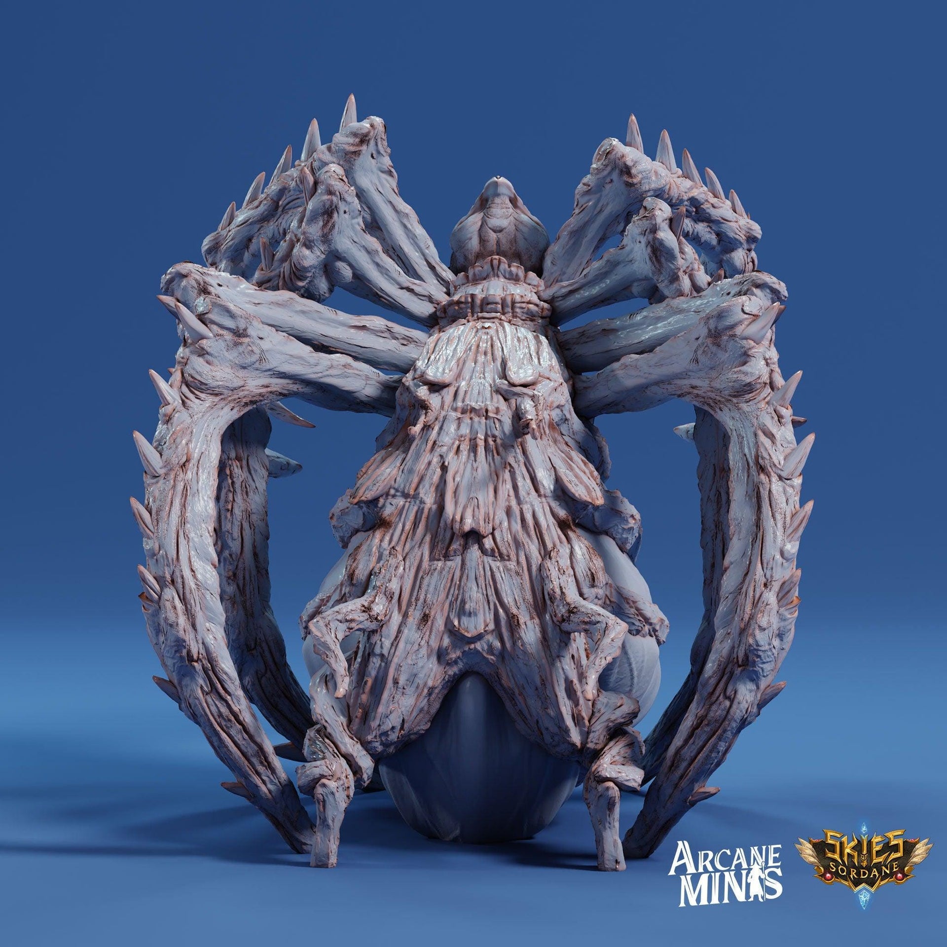 Dreamweaver Arachnid - Arcane Minis | The Tangled Hunt | 32mm | Demon | Spider | Wood | Elemental