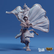 Kizaru Sorcerer- Arcane Minis | The Tangled Hunt | 32mm | Catfolk | Wizard | Spell Effect