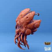Morgius and Morgi, Psychic Floating Head - Arcane Minis | 32mm | Tentacles | Jellyfish | Horror | Infected