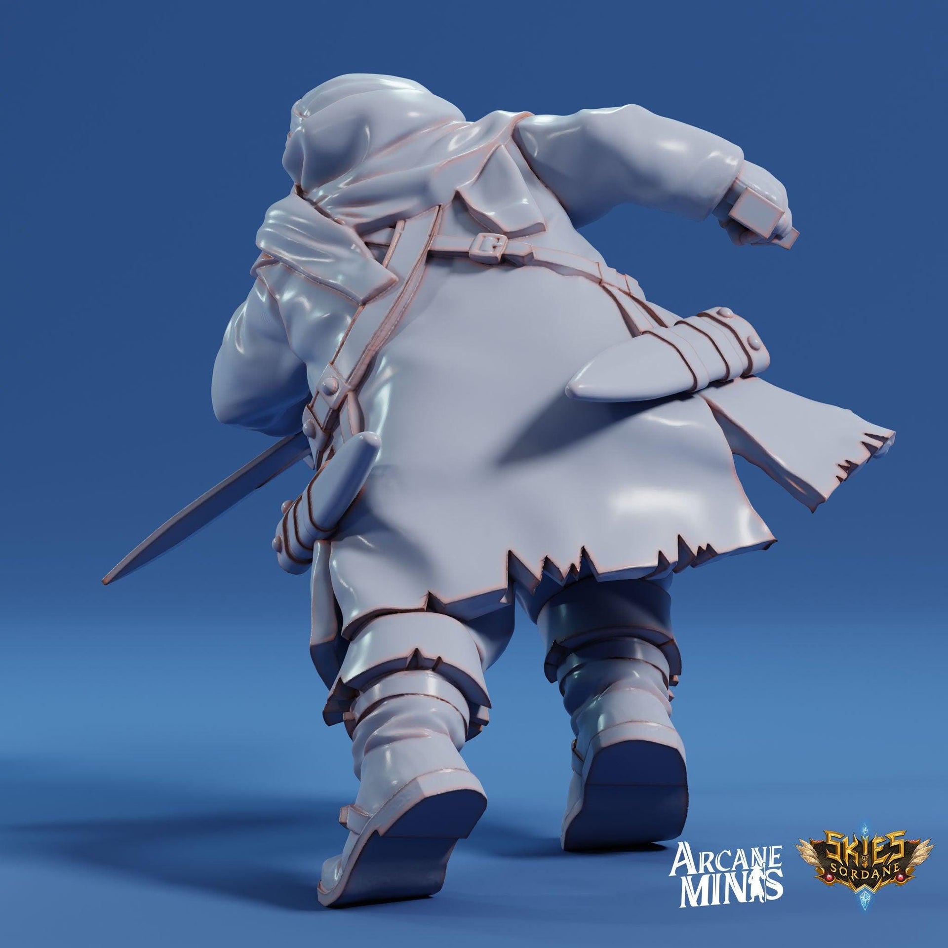 Halfling Rogue - Arcane Minis | 32mm | Swindlers Luck | Pirate | Thief | bnandit