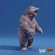 Crag Bear - Arcane Minis | 32mm | Risky Racing | Grizzly | Brown