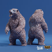 Crag Bear - Arcane Minis | 32mm | Risky Racing | Grizzly | Brown