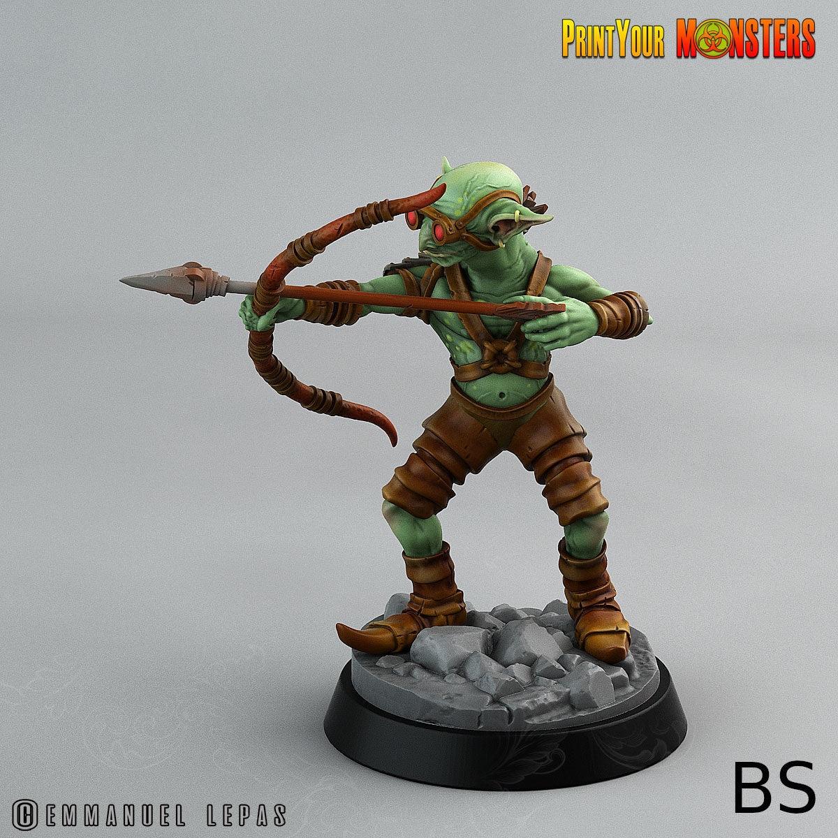 Goblins, Print Your Monsters | 32mm | Elemental | Underground | Army | Soldiers | Mercenaries