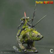 Rock Bear - Print Your Monsters | 32mm | Elemental | Earth | Stone | Golem