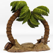 Pirate Island Portal With Its Pirate Skull Effect - Print Your Monsters, Fantastic Portals | 32mm | Desert | Palm Tree