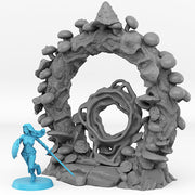 Forest Mushrooms Portal With Its Mushroom Slime Effect - Print Your Monsters, Fantastic Portals | 32mm | Giant | Wonderland