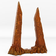 Mars Portal With Its Strange Cloud Effect - Print Your Monsters, Fantastic Portals | 32mm | Alien | Ancient | Scifi