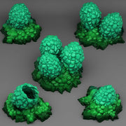 Crystal Dragon Eggs Scatter Terrain - Fantastic Plants and Rocks | Print Your Monsters | DnD | Wargaming