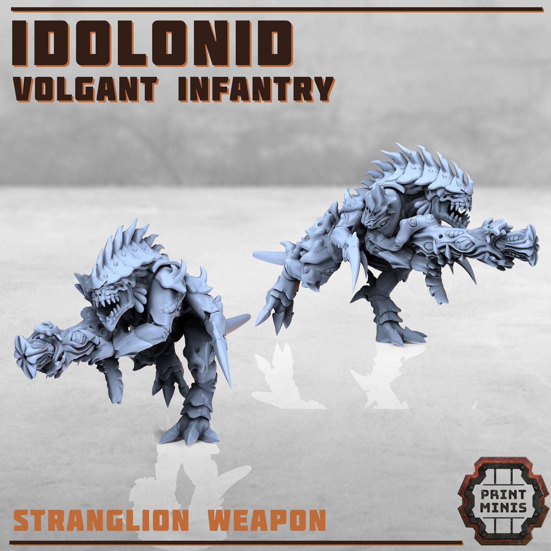 Volgants, Idolonids - Print Minis | Sci Fi | 28mm Heroic | Demon | Alien | Space Bug