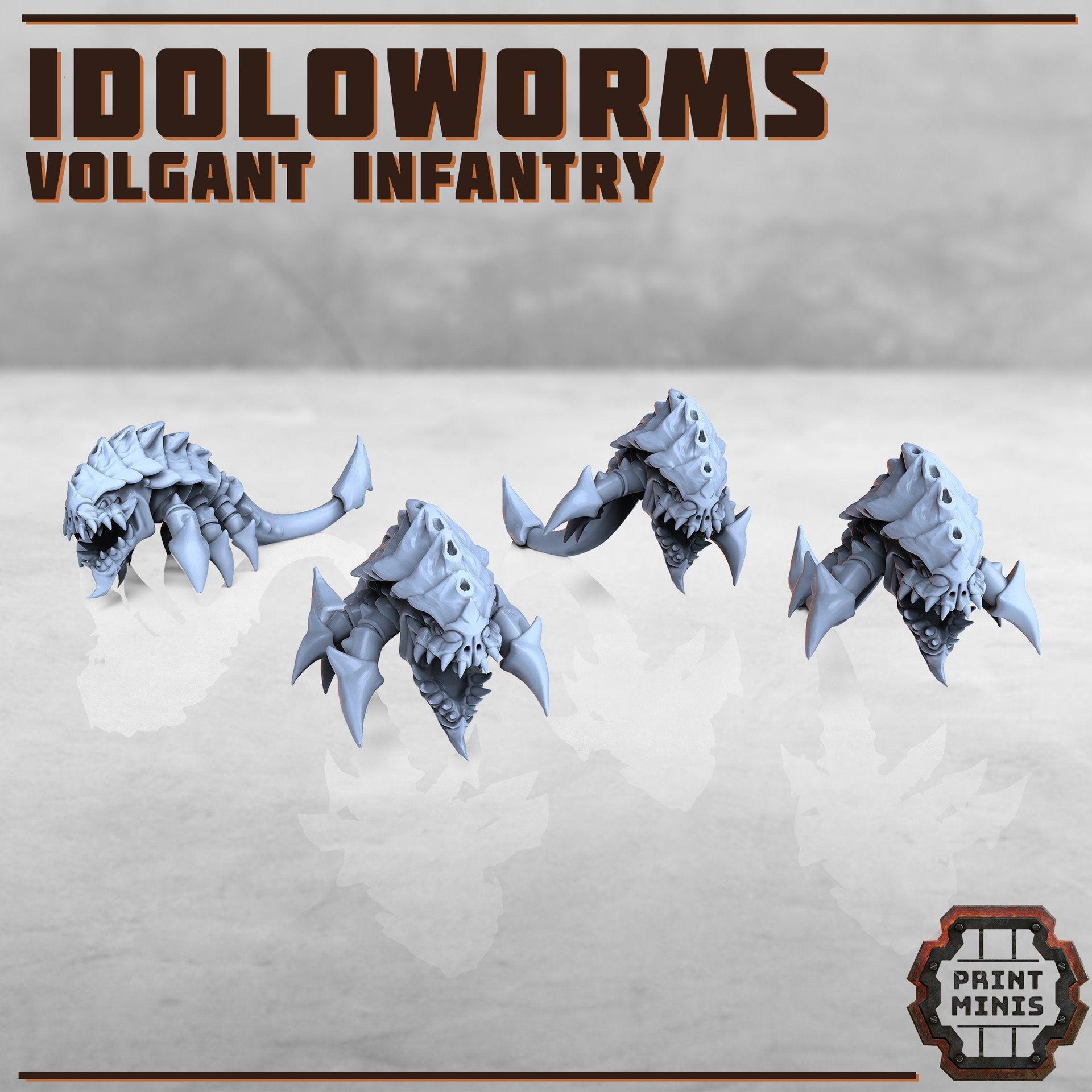 Volgants, Idolonids - Print Minis | Sci Fi | 28mm Heroic | Demon | Alien | Space Bug