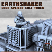 Earthshaker Truck, - Print Minis | Sci Fi | Tank | Crawler | Codesplicer Cult | Cultist | Mining