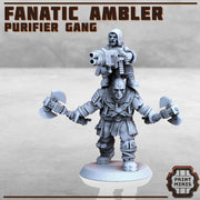 Fanatic Ampler, Purifier Gang - Print Minis | Sci Fi | Light Infantry | 28mm Heroic | Wastland | Apocalypse | Imperial | Cultist